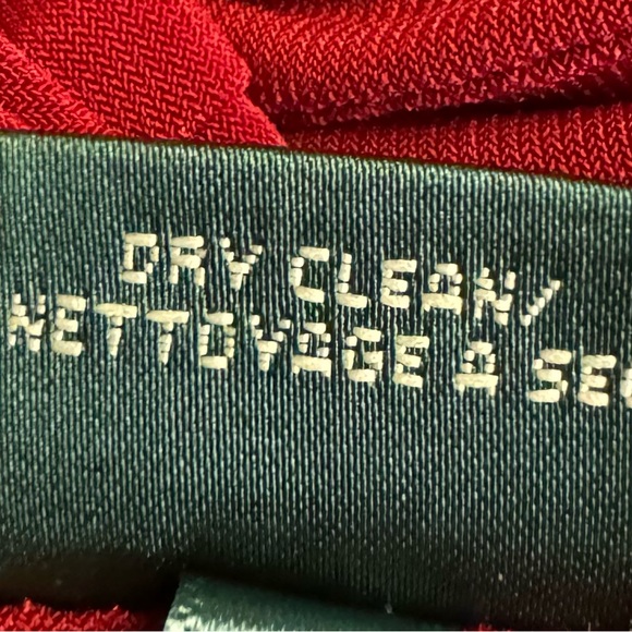 Vintage Lauren Ralph Lauren Evening- Red fitted maxi elegant gown.Size 8P - Picture 6 of 7